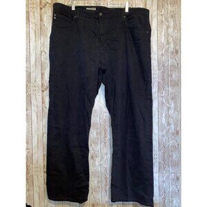 Men's Adriano Goldschmied The Graduate Tailored Leg Black Denim Jeans 40" x 32"